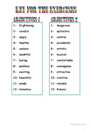 Suffixes Adjectives Worksheet Free Esl Printable Worksheets Made By Teachers Spelling Lesson Plans Adjectives Spelling Lessons