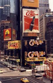 Diet Coke With Guys And Dolls 47th Street Between Broadway And Seventh Avenue 1992 The 92 Coke Sign Was The L Guys And Dolls Nyc Times Square Strobe Lights