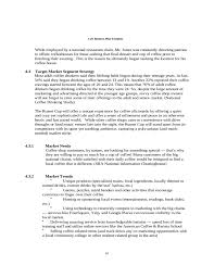 Excellent high quality documents in word, excel and powerpoint for starting a coffee shop and writing a business plan. Cafe Business Plan Template Free Download