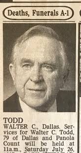 Walter Clayton Todd (1918-1997)