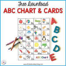 Both lowercase and uppercase letters and a black and white version as well. Free Preschool Kindergarten Abc Flashcards Printable Chart