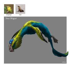 Artstation Random Creature Mashup Project 015 Sea Rigar Midhat Kapetanovic Weird Creatures Creature Concept Art Creature Drawings