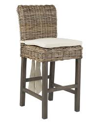 Harlee 26 Patio Bar Stool With Cushion Rattan Counter Stools Counter Stools Bar Furniture
