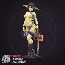 STL-Datei Sklave Goblin Mädchen Hentai auf verkaufen Skulptur 👺  ・3D-druckbares Design zum Herunterladen・Cults