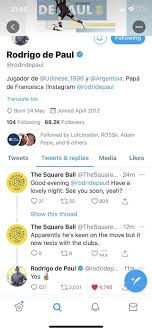 We did not find results for: Image Rodrigo De Paul Tweets And Deletes His Intent To Join Leeds United Thick Accent