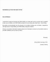Letter Of Recommendation For Babysitter Best Of Reference Letter 12 Free Word Pdf Documents Download In 2020 Reference Letter Letter Templates Lettering