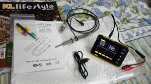 How to use a mini oscilloscope for electronics troubleshooting?