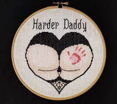 NSFW Harder Daddy Adult BDSM Cheeky Bum Cross Stitch Pattern - Etsy Sweden