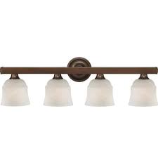 Indoor Four Light Vanity With White Alabaster Glass At Menards Light Bathroom Lighting Indoor Lighting