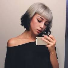 Short Reverse Ombre Hair Reverse Ombre Hair Short Ombre Hair Short Silver Hair