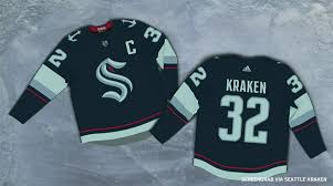 If you are going to have the balls to name yourself the kraken. Chris Creamer On Twitter Seattle Kraken Road Jersey Unveiled More Here Https T Co 3gxs8wllmi