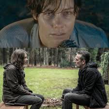 Maggie talking to Negan in #TheWalkingDead season finale and the Dead City  finale. 🔥