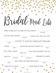 Bridal Shower Games Bridal Mad Libs Funny Bridal Shower Games Gold Confetti Wedding Shower Games Bridal Games Printable Digital Gc1 Funny Bridal Shower Bridal Games Wedding Mad Libs
