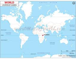 Where is uganda in the world map? Buy Uganda Location Map