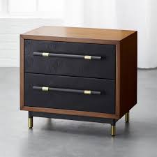 Oberlin Nightstand Reviews Cb2 Black Bedroom Furniture Wood Bedroom Furniture Modern Nightstand