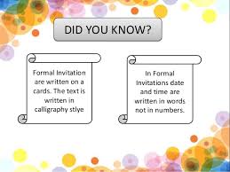 Carilah satu contoh formal letter : Formal And Informal Invitation Kls 11 Kurikulum 2013