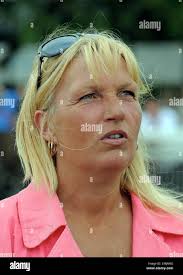 TRACY WAGGOTT TRAINER BEVERLEY RACECOURSE BEVERLEY ENGLAND 15 August 2012  Stock Photo
