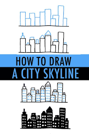 Easy Things To Draw When You Are Bored Free Drawing Lessons Skyline Drawing Easy Drawings Simple Doodles