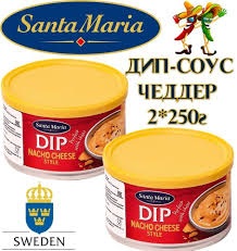 SANTA MARIA Дип-Соус на основе сыра Чеддер 2шт*250г Dip nacho cheese style  (Санта-Мария) купить на OZON по низкой цене (840766101)