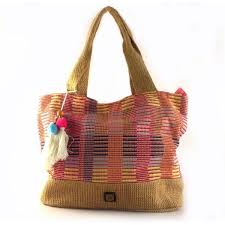 Maybe you would like to learn more about one of these? Bolso Grande Rafia Eferri Combinado Rosa Con Asas De Esparto