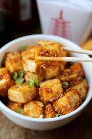 Crispy Honey Sriracha Tofu Pickled Plum Easy Asian Recipes Recipe In 2021 Healthy Recipes Tofu Recipes Recipes