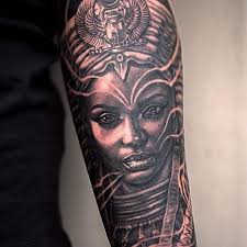 Black African Queen Tattoo Image Result For Ankh Tattoo On Hip African Queen Tattoo Nefertiti Tattoo Egyptian Queen Tattoos