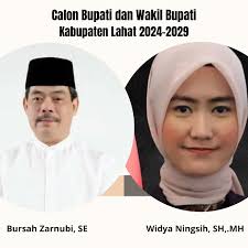 Bursah Zarnubi akan Berpasangan dengan Widya Ningsih pada Pilkada 2024,  Masyarakat Lahat Yakin Menjadi Pasangan Paling Ideal