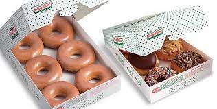 Stop by for an original glazed doughnut or other variety paired with a hot or iced coffee. Krispy Kreme Free Half Dozen Donuts Cobone Offers
