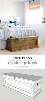 Diy Blanket Storage Chest Nick Alicia Diy Furniture Projects Diy Storage Trunk Diy Furniture Plans