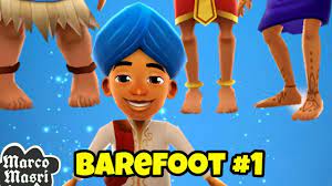 👣 BAREFOOT PACK #1 | Noon, Izzy, Salma and Jay | Subway Surfers Gameplay  by Marco Masri - YouTube
