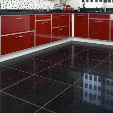 Black Gloss Floor Tiles With Glitter Black Kitchen Floor Tiles Black Floor Tiles Granite Floor Tiles