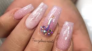 Baby Pink Marble Nails Glitter Full Set Youtube Gorgeous nails love nails fun nails amazing nails swag nails pretty nails marble acrylic nails acrylic nail designs acrylic summer nails coffin.