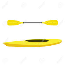 Maybe you would like to learn more about one of these? Vector Illustration Du Kayak Jaune Et Plastique L Aviron Rame Kayak Isole Kayak De Mer Clip Art Libres De Droits Vecteurs Et Illustration Image 44023902