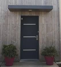 Auvent Porte D Entree Paroi Alu Gris Lyon Led L 160xh 14 5xp 90 Cm Pre Monte Leroy Merlin En 2020 Auvent Auvent De Porte Maison Nantes