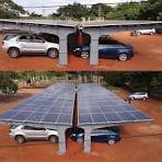 BIPV Waterproof Solar Carport with steel made