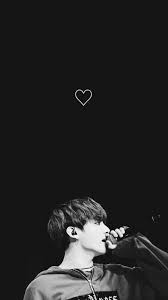Aesthetic black and wallpaper image bangtan army pinterest. Jungkook My Love Bts Jungkook Bts Wallpaper Black Wallpaper