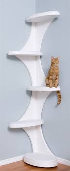 Cat Tower Modern And Elegant Corner Cat Tree Katzen Kletterwand Katzen Treppe Katzen