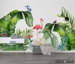 Tropical beach mural wall paradise murals scene scenes island beaches wallums palm walls paint decor decal trees adhesive decals painting. 33 Wallpaper Murals Tropical On Wallpapersafari