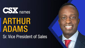 CSX announces the promotion of Arthur Adams to Senior Vice President of  Sales. Adams joined the company in 2007 and was previously Vice President  of Sales and Supply Chain Solutions. He maintains… |