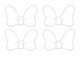 How to draw minnie mouse bow. Minnie Mouse Bow Template Pdf