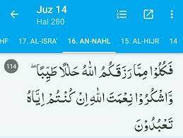 Setelah diatas tadi mengetahui ayat dan terjemahannya, berikut adalah pembahasan tajwidnya. Dalam Surat An Nahl 16 114 Sebutkan Hukum Bacaan Tafkhim Dan Brainly Co Id