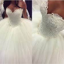 Glamorous Princess Corset Bridal Gown Custom Made Pearl Wedding Dress Ball Gown Lace Bridal Gowns Ball Gown Wedding Dress Bridal Dresses Ivory Wedding Dress