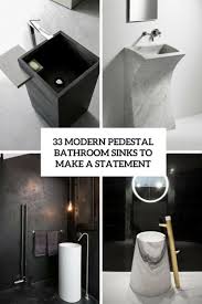 Check spelling or type a new query. 33 Modern Pedestal Bathroom Sinks To Make A Statement Digsdigs