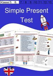 Englisch arbeitsblätter klasse 5 zum ausdrucken kostenlos englisch arbeitsblätter klasse 5 mathematikaufgaben klasse 4 zum ausdrucken best ubungen. Englischtest Klassenarbeit Zum Simple Present Mit Losungen Fur Die 5 6 Klasse Pdf Und Docx Unterrichtsmaterial Im Fach Englisch