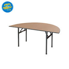 The decor therapy simplify half round accent table is a perfect complement to your existing furniture. China Customization Color Laminated Melamine Plywood Mdf Half Round Dining Table China Plywood Pvc Table Outdoor Table