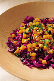 Warm Red Cabbage Salad With Sweet Potatoes Recipe Recipe Red Cabbage Salad Red Cabbage Recipes Cabbage Salad