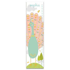 Growth Chart Nursery Decor Custom Canvas Growth Chart