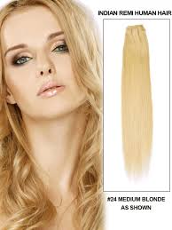 Basically, you can add some curls, waves, multi layer, straights, as well as extensions to enhance your outer honey blonde medium wavy hair. Silky Straight Virgin Indian Remy Hair Extensions Medium Blonde 24 Rhw002
