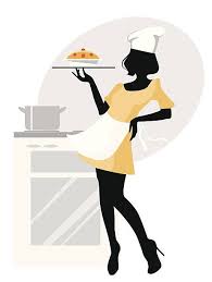 baker girl silhouette vector art illustration ilustracoes vetoriais ideias para logotipos silhueta
