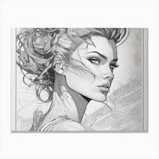 Aphrodite Canvas Print by DIGITAL_AI